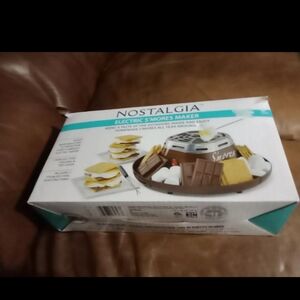 Nostalgia Indoor Electric Stainless Steel S'mores Maker Flameless